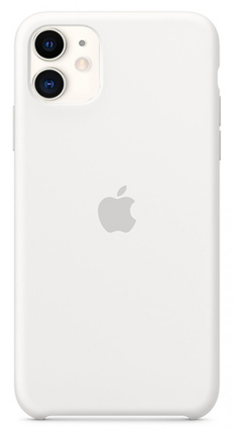 Чехол Silicone Case для iPhone 11 белый